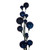 N250131 Vickerman - 6 ft Midnight Blue Christmas Garland - Unlit