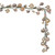 N250138 Vickerman - 6 ft Champagne Christmas Garland - Unlit