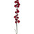 Vickerman N251103 Vickerman - 6 ft Red Christmas Garland - Unlit 