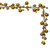 N251108 Vickerman - 6 ft Gold Christmas Garland - Unlit