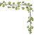 N250154 Vickerman - 6 ft Celadon Christmas Garland - Unlit