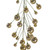 N251138 Vickerman - 6 ft Champagne Christmas Garland - Unlit