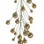 Vickerman N251138 Vickerman - 6 ft Champagne Christmas Garland - Unlit 