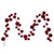 Vickerman N251303 Vickerman - 10 ft Red Christmas Garland - Unlit 