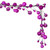 N250159 Vickerman - 6 ft Hot Pink Christmas Garland - Unlit