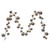 N251338 Vickerman - 10 ft Champagne Christmas Garland - Unlit