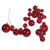 N251703 Vickerman - 6 ft Red Christmas Garland - Unlit