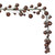 N250176 Vickerman - 6 ft Mocha Christmas Garland - Unlit