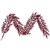 P240172 Vickerman - 72 in. Red Christmas Garland - Unlit
