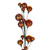 N250188 Vickerman - 6 ft Copper Christmas Garland - Unlit