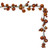 N250188 Vickerman - 6 ft Copper Christmas Garland - Unlit