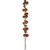 N250188 Vickerman - 6 ft Copper Christmas Garland - Unlit