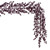 Vickerman P240372 Vickerman - 72 in. Burgundy Christmas Garland - Unlit 