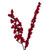 P240572 Vickerman - 72 in. Red/Dark Red Christmas Garland - Unlit