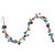 N250194 Vickerman - 6 ft Multicolor Christmas Garland - Unlit