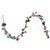 Vickerman N250194 Vickerman - 6 ft Multicolor Christmas Garland - Unlit 