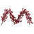 P240772 Vickerman - 72 in. Red Christmas Garland - Unlit