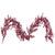 P240972 Vickerman - 72 in. Red Christmas Garland - Unlit