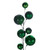 N250304 Vickerman - 10 ft Green Christmas Garland - Unlit