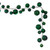 N250304 Vickerman - 10 ft Green Christmas Garland - Unlit