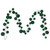 N250304 Vickerman - 10 ft Green Christmas Garland - Unlit