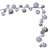 N250307 Vickerman - 10 ft Silver Christmas Garland - Unlit