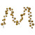 Vickerman N250308 Vickerman - 10 ft Gold Christmas Garland - Unlit 