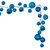 N250312 Vickerman - 10 ft Turquoise Christmas Garland - Unlit