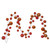 N250318 Vickerman - 10 ft Burnished Orange Christmas Garland - Unlit