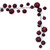 N250319 Vickerman - 10 ft Wine Christmas Garland - Unlit