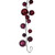 Vickerman N250319 Vickerman - 10 ft Wine Christmas Garland - Unlit 