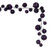 N250326 Vickerman - 10 ft Plum Christmas Garland - Unlit