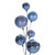 N250329 Vickerman - 10 ft Periwinkle Christmas Garland - Unlit