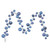 N250329 Vickerman - 10 ft Periwinkle Christmas Garland - Unlit