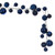 Vickerman N250331 Vickerman - 10 ft Midnight Blue Christmas Garland - Unlit 