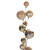 N250338 Vickerman - 10 ft Champagne Christmas Garland - Unlit
