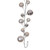 N250343 Vickerman - 10 ft Oat Christmas Garland - Unlit