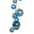 Vickerman N250352 Vickerman - 10 ft Denim Blue Christmas Garland - Unlit 