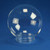 LBS Lighting 6" Clear Outdoor Acrylic Light Globe with Threaded Screw Base