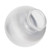 LBS Lighting 12" Clear Prismatic Acrylic Post Globe Cover with 4" Base