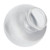 LBS Lighting Replacement 10" Clear Prismatic Plastic Globe Cover with 4" Neck Lip