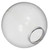 LBS Lighting Replacement Clear 10" Outdoor Acrylic Post Globe Cover 4" Lip 