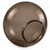8 Inch Bronze Acrylic Round Light Globe - 4 Inch Twist Lock Base