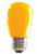 Halco 80520 S14YEL1C/LED Yellow S14 Sign Light Bulb