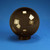 LBS Lighting Replacement Bronze 8" Outdoor Acrylic Light Globe Ball Threaded Base 