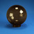LBS Lighting Replacement Bronze 8" Outdoor Acrylic Light Globe Ball Threaded Base