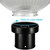 LBS Lighting Replacement 12" Clear Prismatic Plastic Globe Cover Twist Lock
