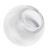 LBS Lighting Replacement 12" Clear Prismatic Plastic Globe Cover Twist Lock