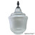 LBS Lighting 20" Clear Acorn Street Lamp Plastic Light Globe 9" Neck Flange