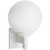 Incon Lighting White Globe White Housing Composite Outdoor Wall Light 